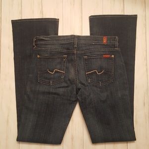 7 For All Mankind Indigo Boot Cut Jeans
